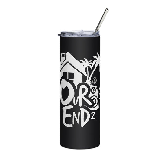 Tumbler Stainless Steel Black/White Logo